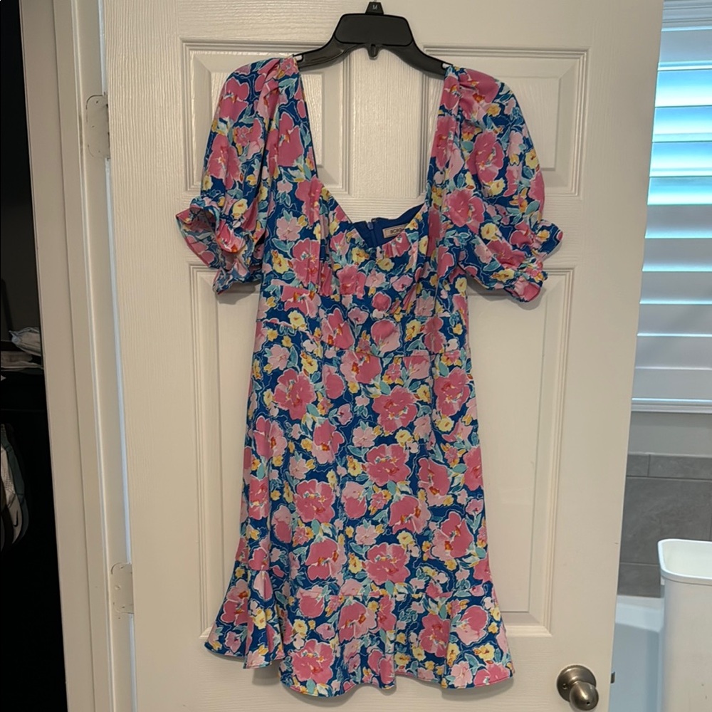 Floral Puff Sleeve Dress
